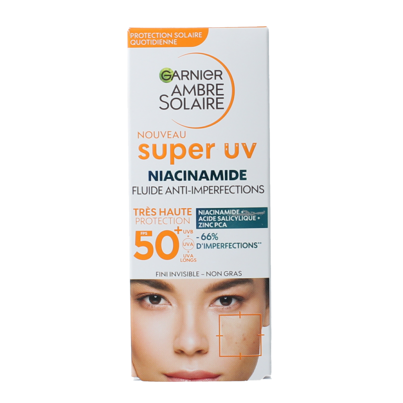 Ambre Solaire Fluid niacinamide super UV SPF50+ 40 Milliliter