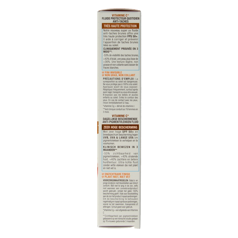 Ambre Solaire Fluid vitamine C super UV SPF50+ 40 Milliliter