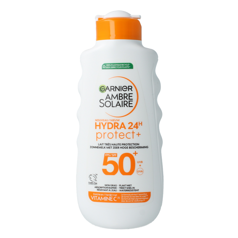 Ambre Solaire Hydraterende melk protect SPF50+ 175 Milliliter
