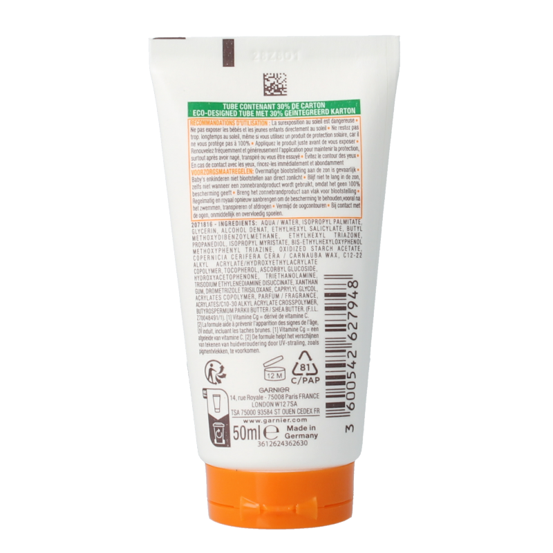 Ambre Solaire Hydraterende melk protect SPF30 50 Milliliter