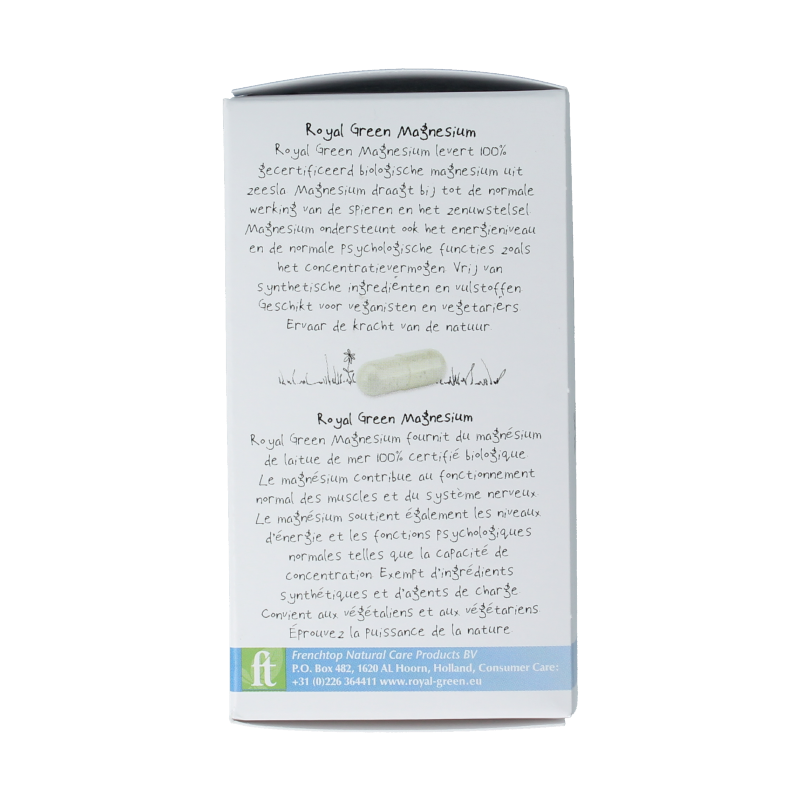Royal Green Magnesium bio 60 Vegetarische capsules