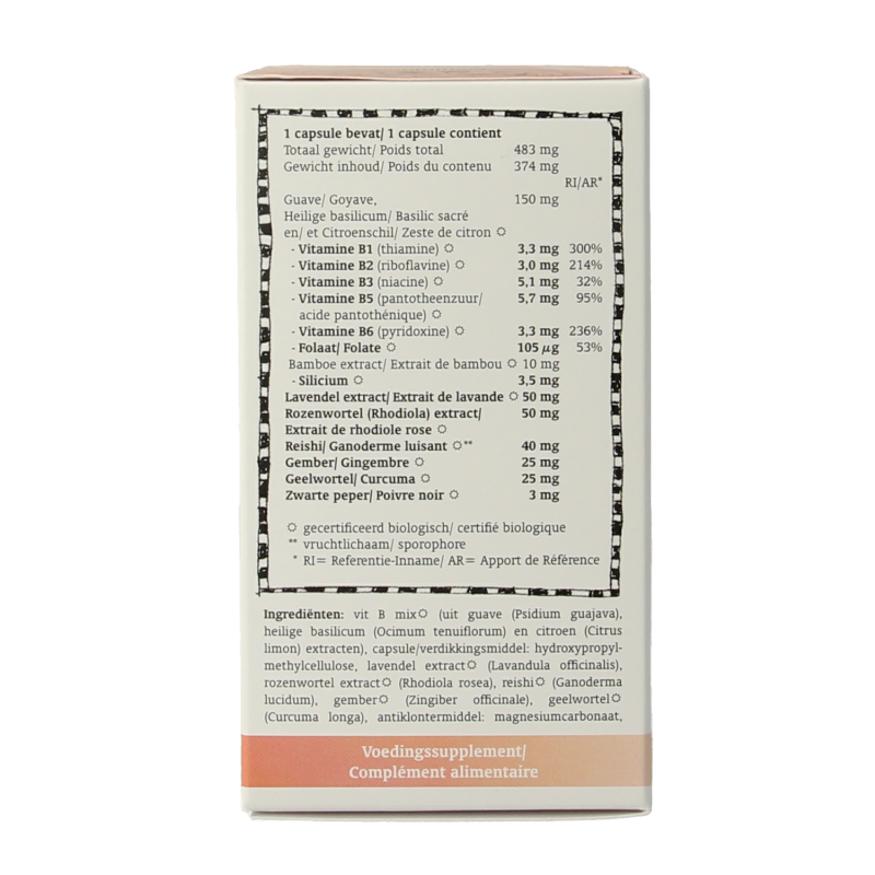 Royal Green Vitamine B complex bio 60 Vegetarische capsules