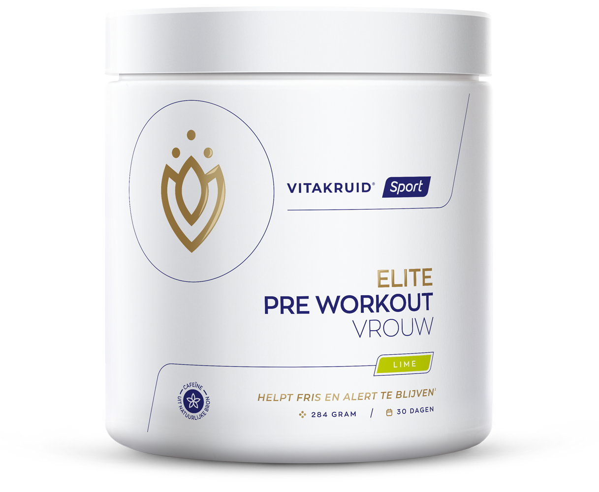 Vitakruid Elite pre workout vrouw 284 Gram